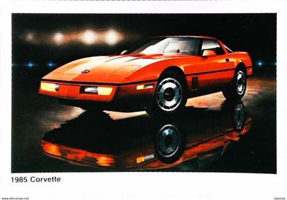 ► CORVETTE Chevrolet 1985 - Publicité Automobile Américaine (Litho. U.S.A.) - Roadside