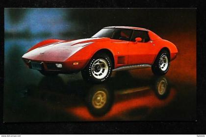► CORVETTE Coupé Chevrolet 1977 - Publicité Automobile Américaine (Litho. U.S.A.) - Roadside