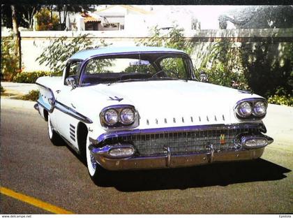 ► PONTIAC Bonneville 1958 Roadside - Automobile  (Litho in U.S.A.)