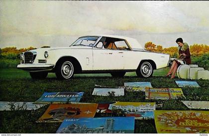 ► STUDEBAKER Gran turismo hawk 1963   - Automobile Publicity    (Litho in U.S.A.) Roadside