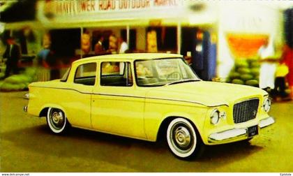 ► STUDEBAKER Smart LARK Sedan1961   - Automobile Publicity    (Litho in U.S.A.) Roadside