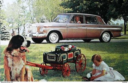 ► STUDEBAKER V8 Limousine Cruiser 1966    - Automobile Publicity    (Litho in U.S.A.) Roadside