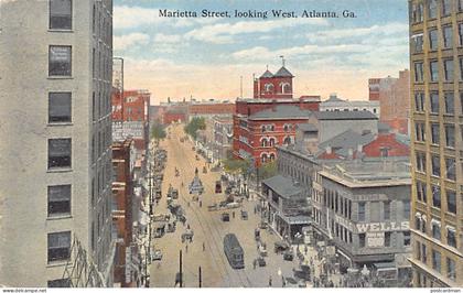 ATLANTA (GA) Marietta Street, looking West