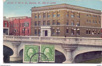 USA - Aurora Ilinois - Y.W.C.A. - City of Lights - 1912