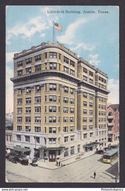 Postcard, United States, Austin TX, Littlefield Building