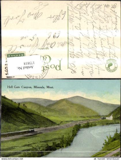 173818,Montana Hell Gate Canyon Missoula