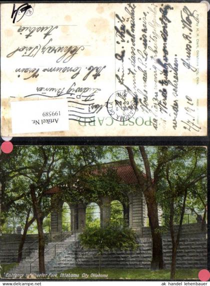 199589,Oklahoma City Entrance to Wheeler Park