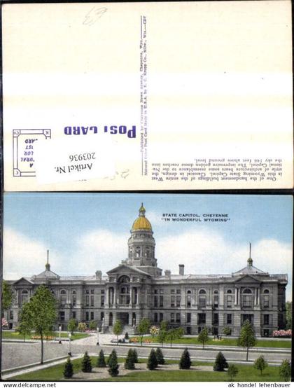 203936,Wyoming Cheyenne State Capitol