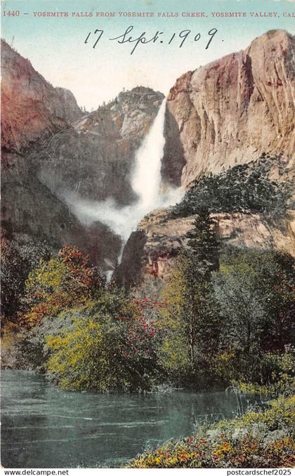 br105629 yosemite falls from yosemite falls creek yosemite valley california