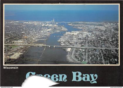 BR30236 Panoramic view of Green bay United States