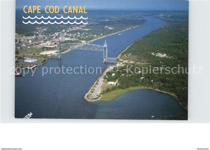 Cape Cod Mass. Cape Cod Canal Buzzards Bay aerial view