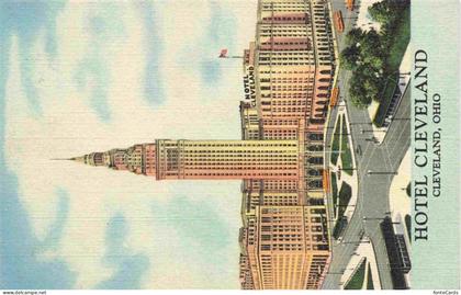 Cleveland Ohio USA Hotel Cleveland Illustration