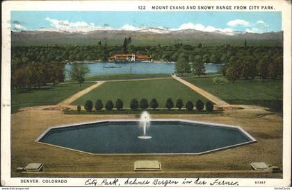 Denver Colorado City Park