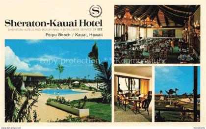 Kauai Hawaii Island USA Poipu Beach Sheraton Kauai Hotel