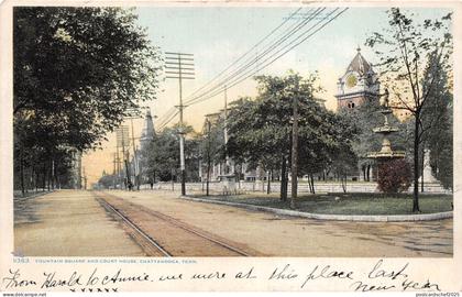 Lot330 fountain square and court house chattanooga tenn usa