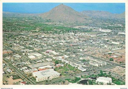 Scottsdale Arizona USA Aerial view looking Northwest Scottsdale Civic Center Com