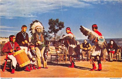 US16 USA AZ Arizona Hopi native American dancers Grand Canyon tribal dances