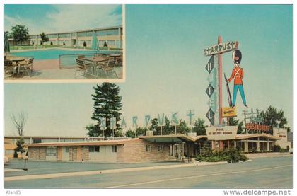 Boise Idaho, Sentry Stardust Motor Hotel, Lodging, c1960s Vintage Postcard