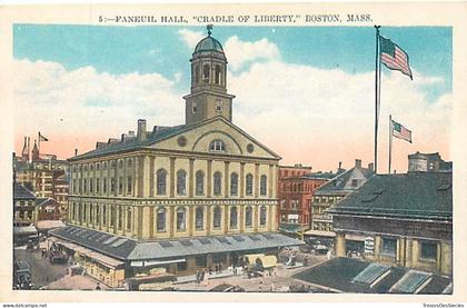CPA Amérique > Etats-Unis > MA - Massachusetts > Boston Faneuil Hall Cradle Of Liberty