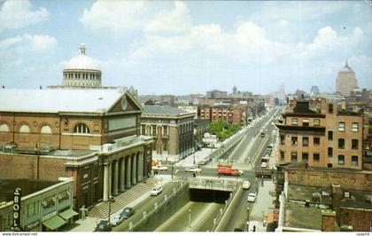 Etats Unis CPA Looking downtown of Huntington Avenue Boston