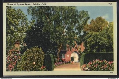 AK Bel-Air, CA, Home of Tyrone Power