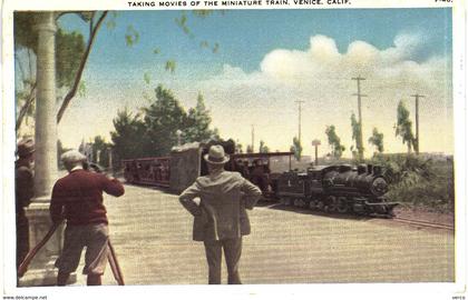 Carte POSTALE Ancienne de VENICE - Train