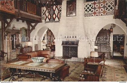 Death Valley Living Hall Death Valley Scottys Castle