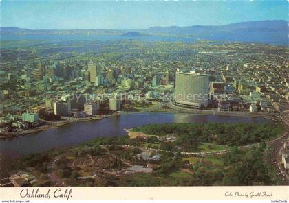 Oakland California USA The beautiful Oakland skyline with the new Kaiser Center