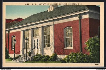 AK Clemson, SC, U. S. Post Office, Clemson College