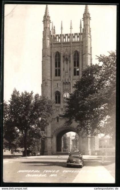 AK Columbia, MO, Memorial Tower University of Missouri