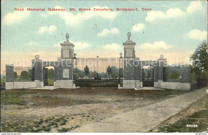 Bridgeport Connecticut Read Memorial Gateway Mt. Grove Cemetery