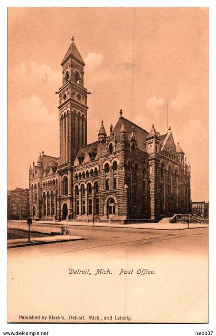 Etats Unis - Detroit - Post Office