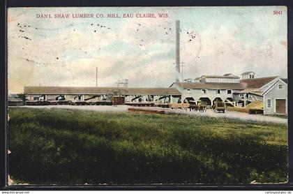 AK Eau Claire, WI, Dan`l Shaw Lumber Co. Mill