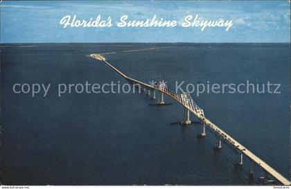 Bradenton Floridas Sunshine Skyway Bridge Fliegeraufnahme