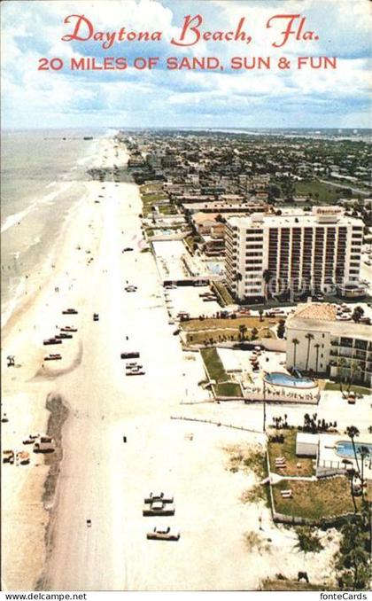 Daytona Beach Fliegeraufnahme Strand