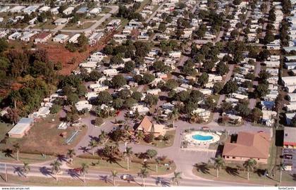 Fort Myers Florida USA Fort Myers Beach R. V. Resort aerial view