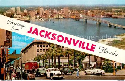 Jacksonville Florida Panorama Strassenpartie