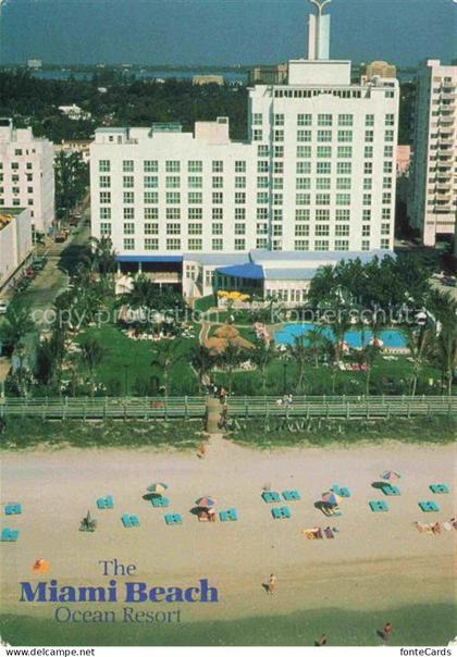 Miami Beach Florida USA Miami-Beach-Ocean-Resort Hotel Strand Pool Palmen Luftbi