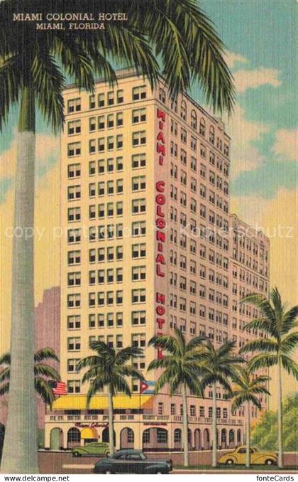 MIAMI  Florida USA Miami Colonial Hotel