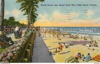 Palm Beach Beach Scene