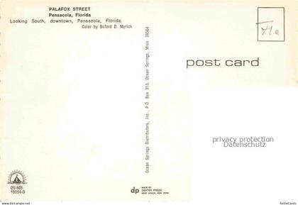Pensacola Florida USA Palafox Street