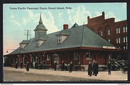 AK Grand Island, NE, Union Pacific Passenger Depot, Bahnhof