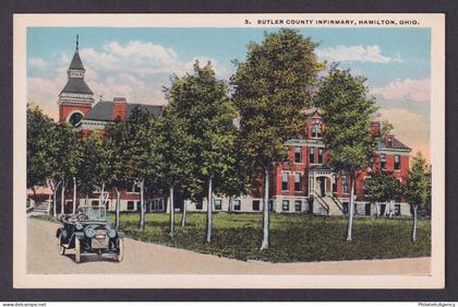 Postcard, United States, Hamilton OH, Butler County Infirmary