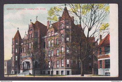 Postcard, United States, Hamilton OH, Mercy Hospital
