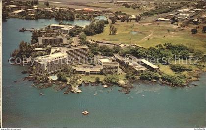 Hilo Banyan Drive Hotel Strip Air view