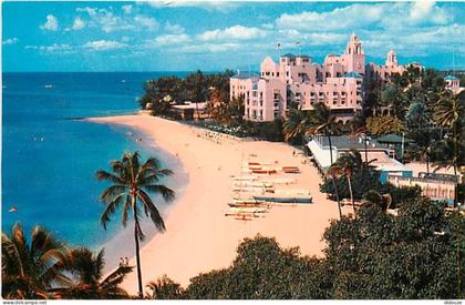 Carte Postale - Etats Unis - Hawaï - Honolulu - Waikiki Beach - Plage - Etat de Hawaï - Hawaï State - CPSM format CPA -