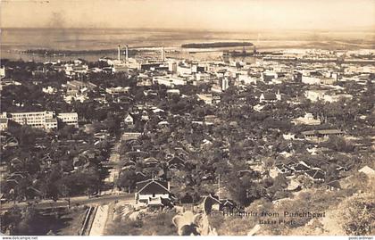 Hawaii - HONOLULU - View from Punchbowl - REAL PHOTO Baker Photo