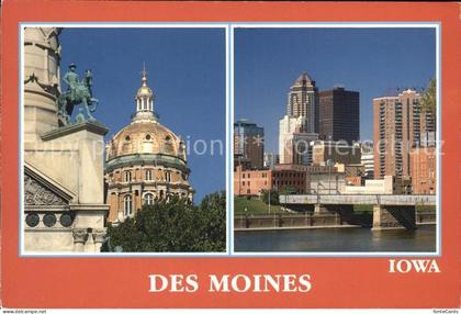 Des Moines Iowa Motiv Teilansicht