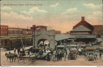 Des Moines Iowa North Western  Depot Kutsche