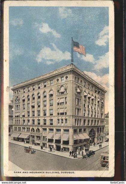 Dubuque Bank Insurance Building Auto Strassenbahn